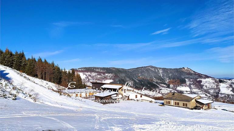 La casa delle piste da sci