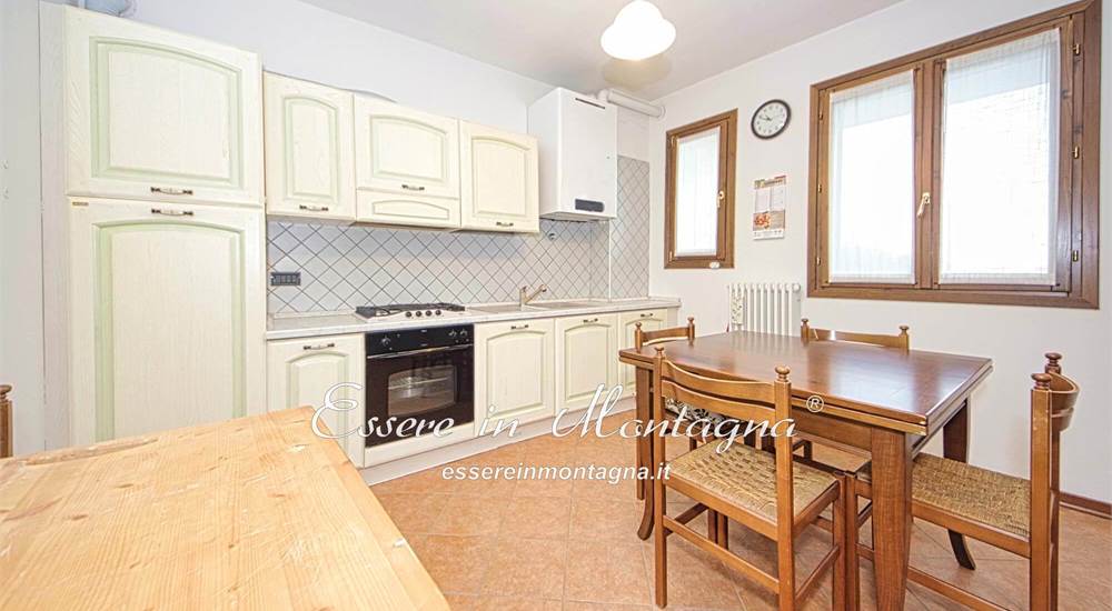 La zona pranzo e cucina