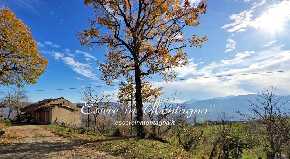 Vista dalla strada di arrivo