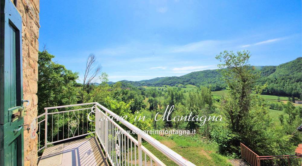La vista dal terrazzo