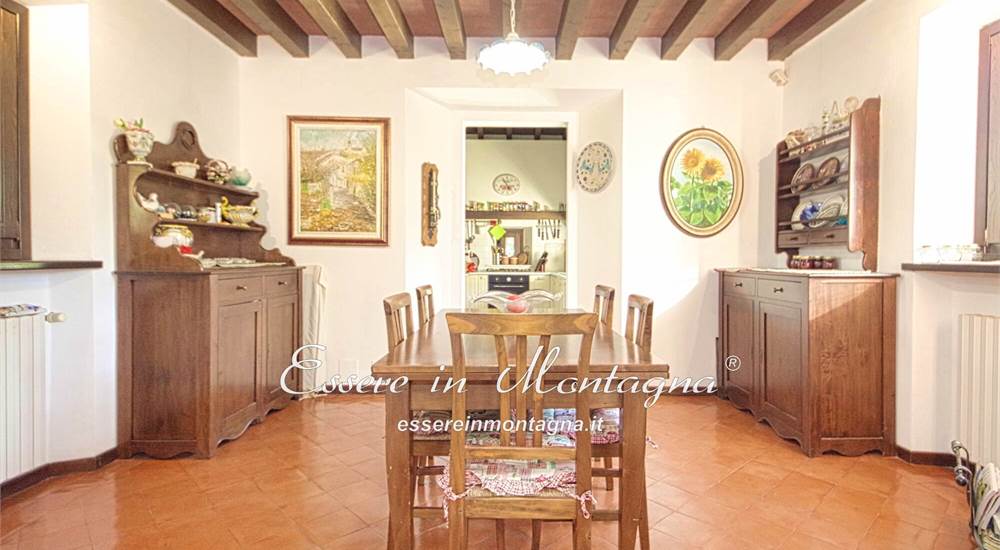 La sala da pranzo