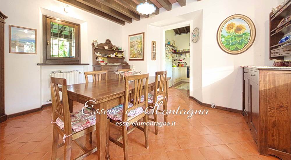 La sala da pranzo